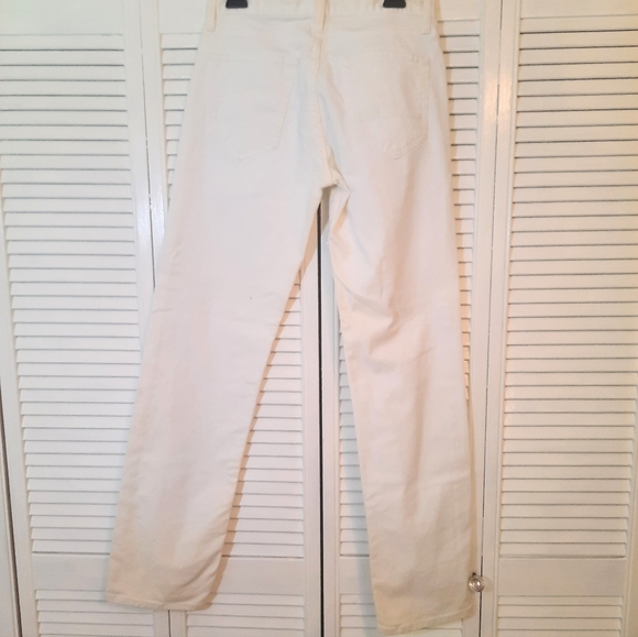 Arizona slim straight leg white jeans tall 30x34 *Y - Picture 2 of 6